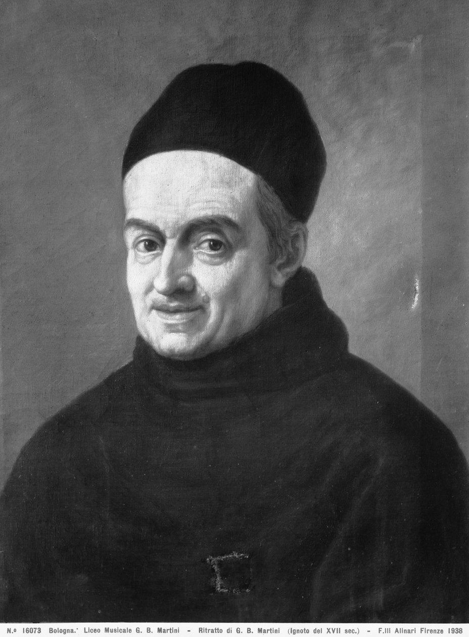 Portrét Padre Martini, c.1765 od Italian School