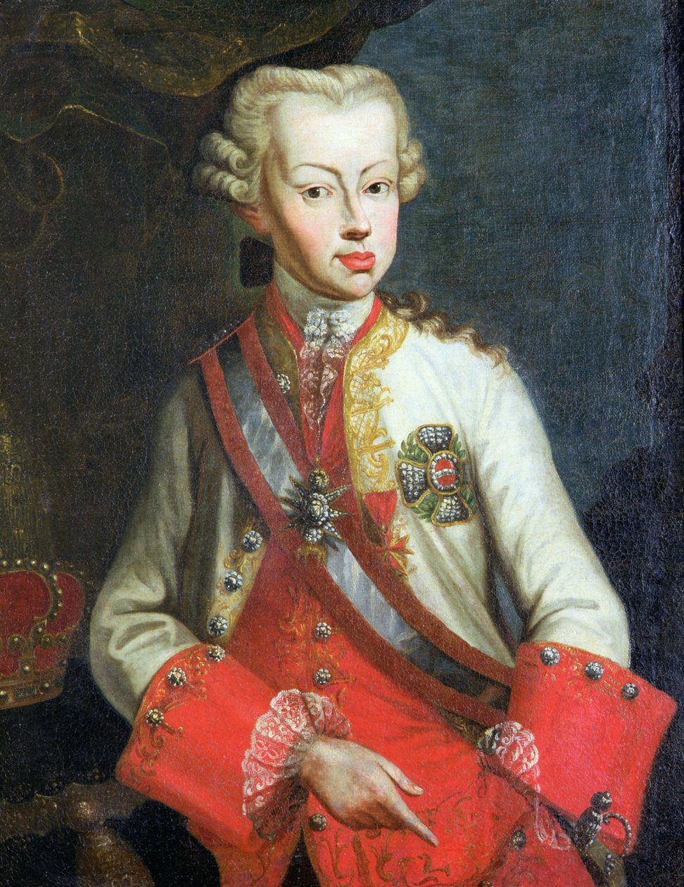 Portrét Pietra Leopolda di Lorena, kolem roku 1750 od Italian School