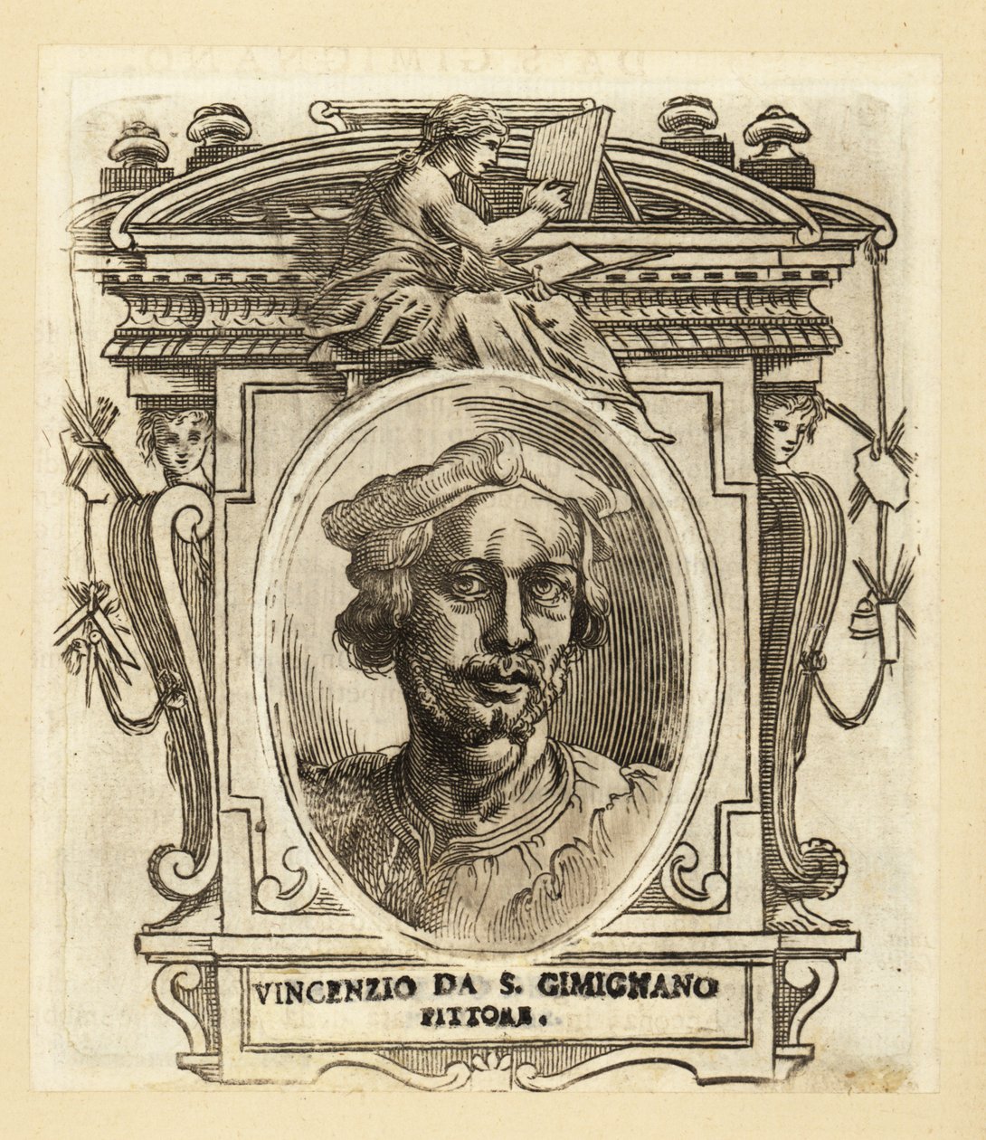 Portrét Vincenza Tamagniho, italského malíře renesance od Italian School