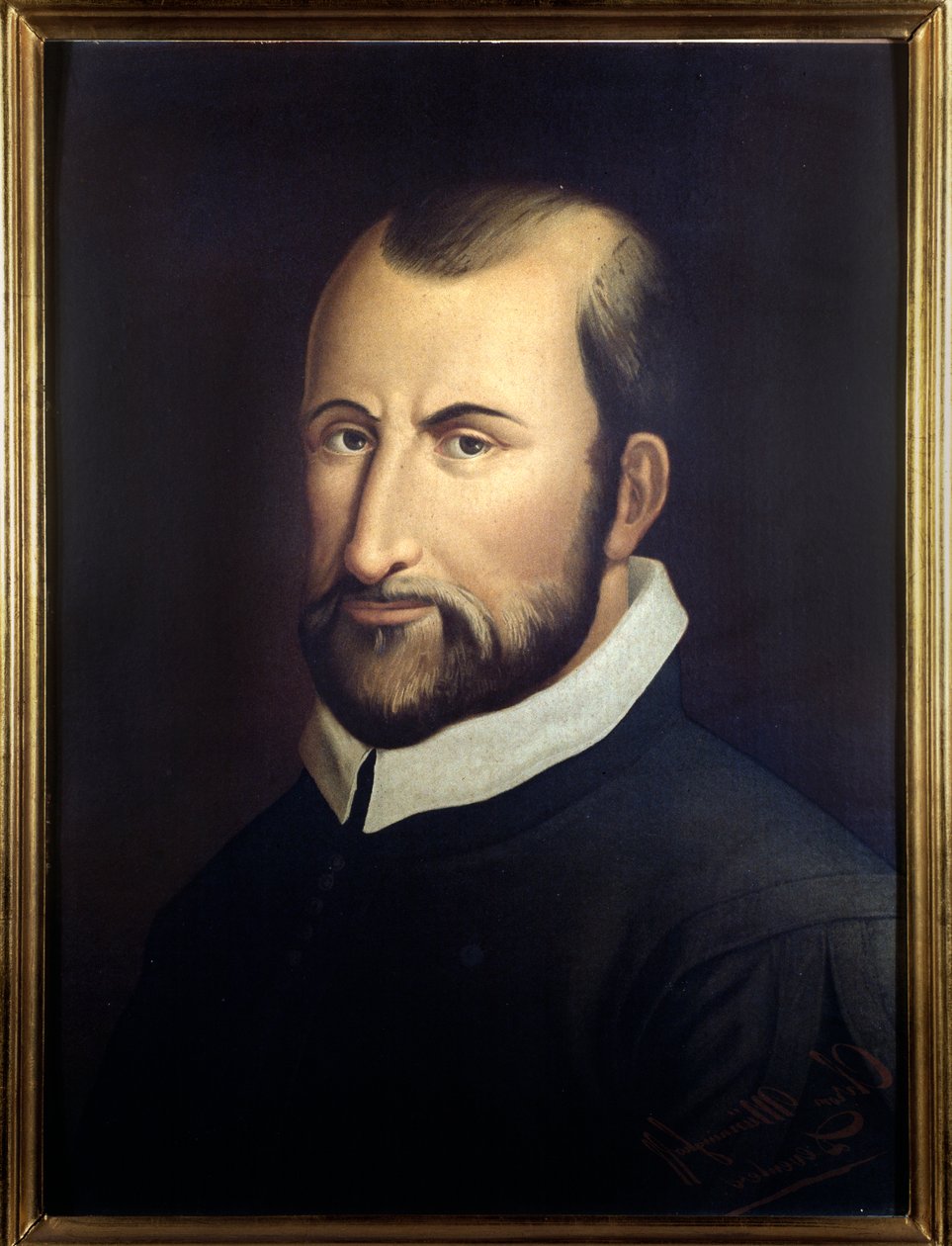Portrét italského skladatele Giovanniho Pierluigiho da palestrina (1525-1594). od Italian School