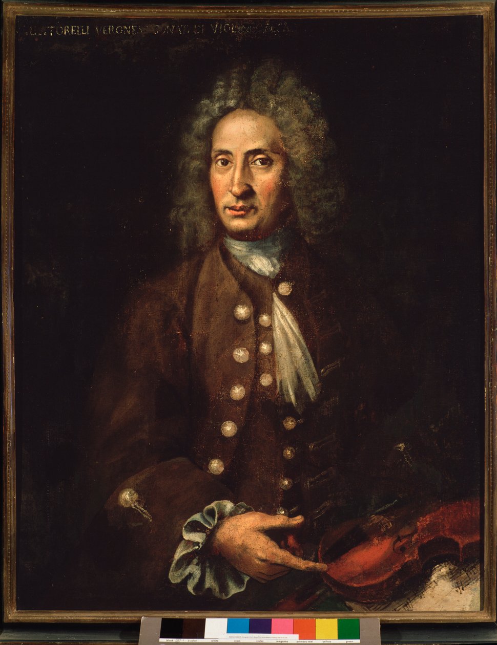 Portrét italského skladatele Giuseppe Torelliho (1658-1709). od Italian School