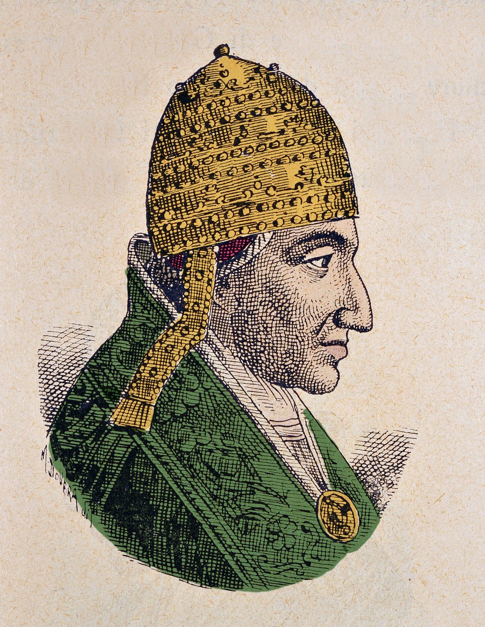 Portrét antipapeže Jean XVI (Giovanni, Ioannes) (997-998) od Italian School