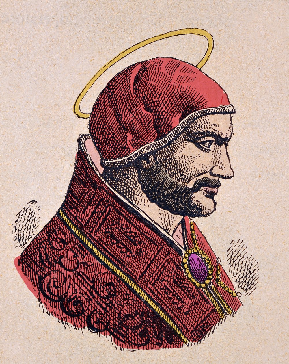 Portrét papeže Anastase Ier (Anastasius, Anastasio) (399-401) od Italian School