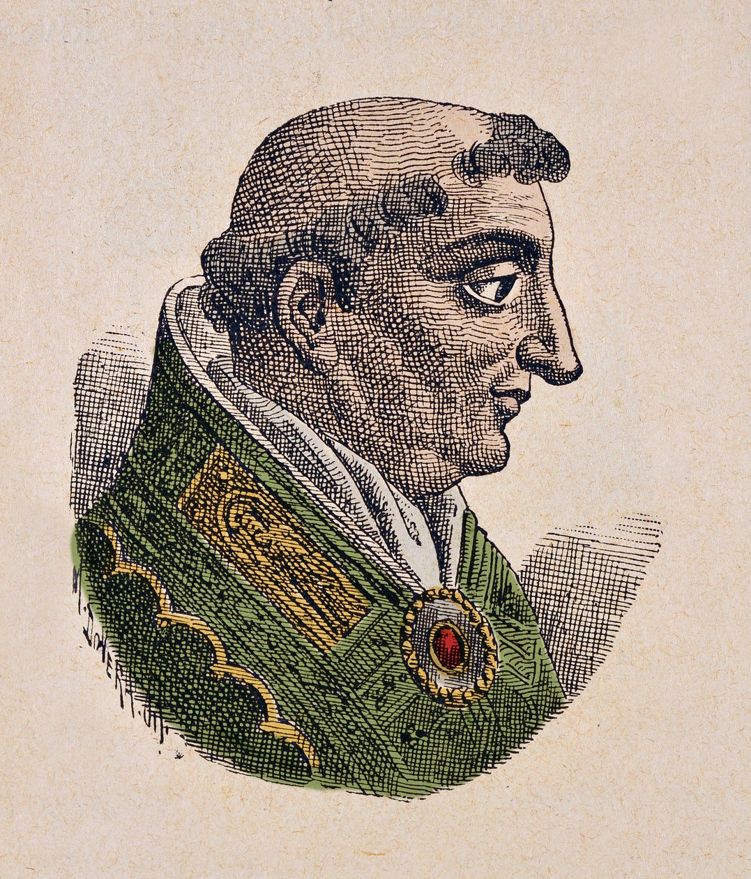 Portrét papeže Benoita IV (benedetto, Benedict nebo Benedictus) (900-903) od Italian School