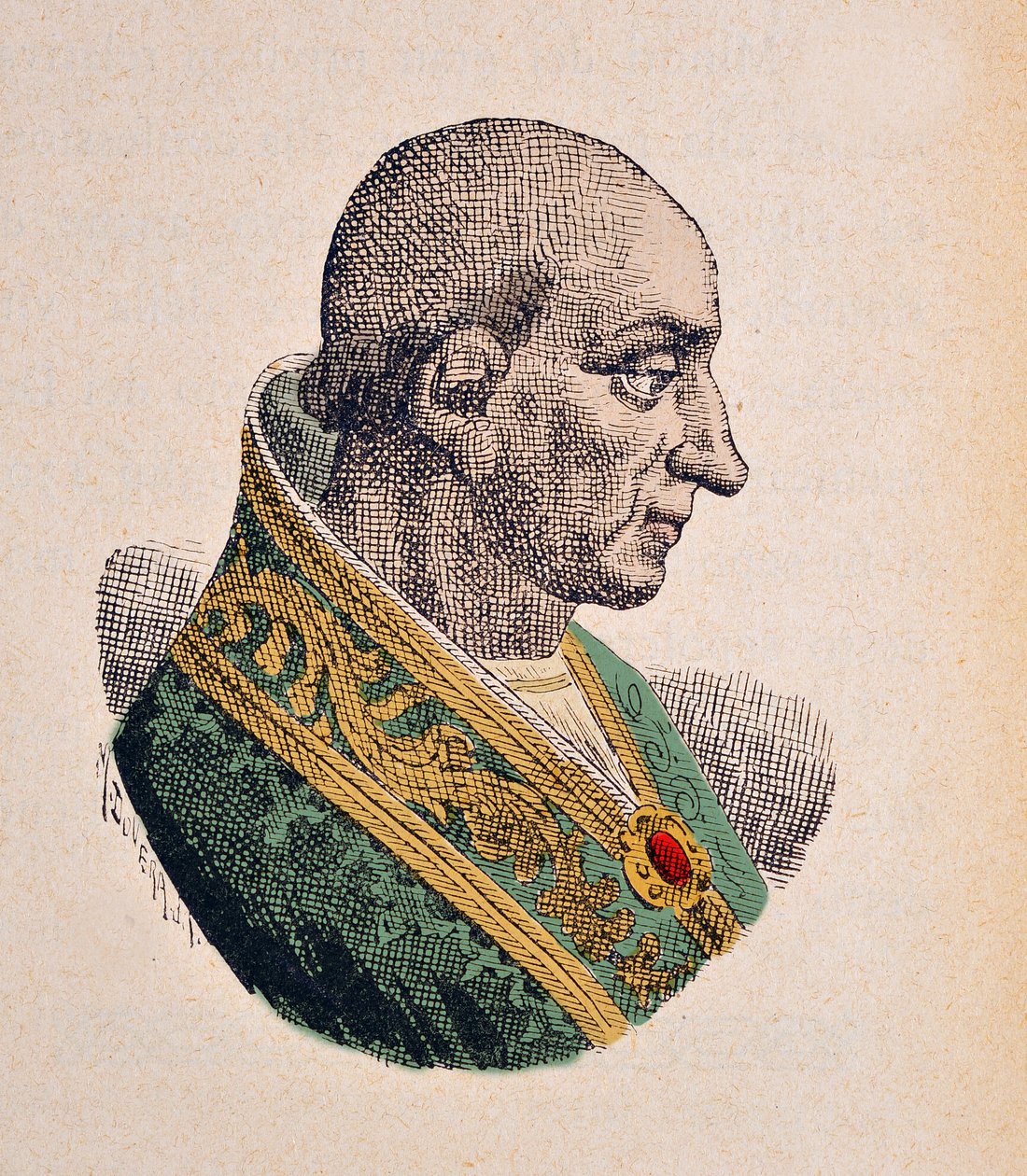 Portrét papeže Benoita XI (benedetto, Benedict nebo Benedictus) (1303-1304) od Italian School