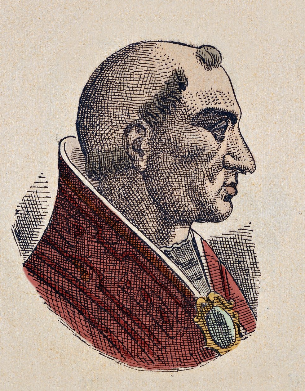 Portrét papeže Bonifáce II (Bonifacia nebo Bonifacia) (530-532) od Italian School