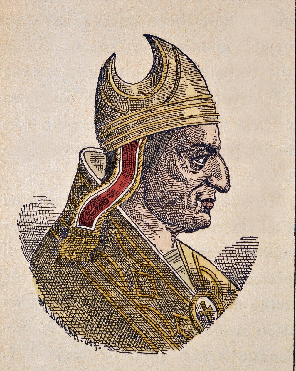 Portrét papeže Bonifáce IV. (Bonifacius nebo Bonifacio) (608-615) od Italian School