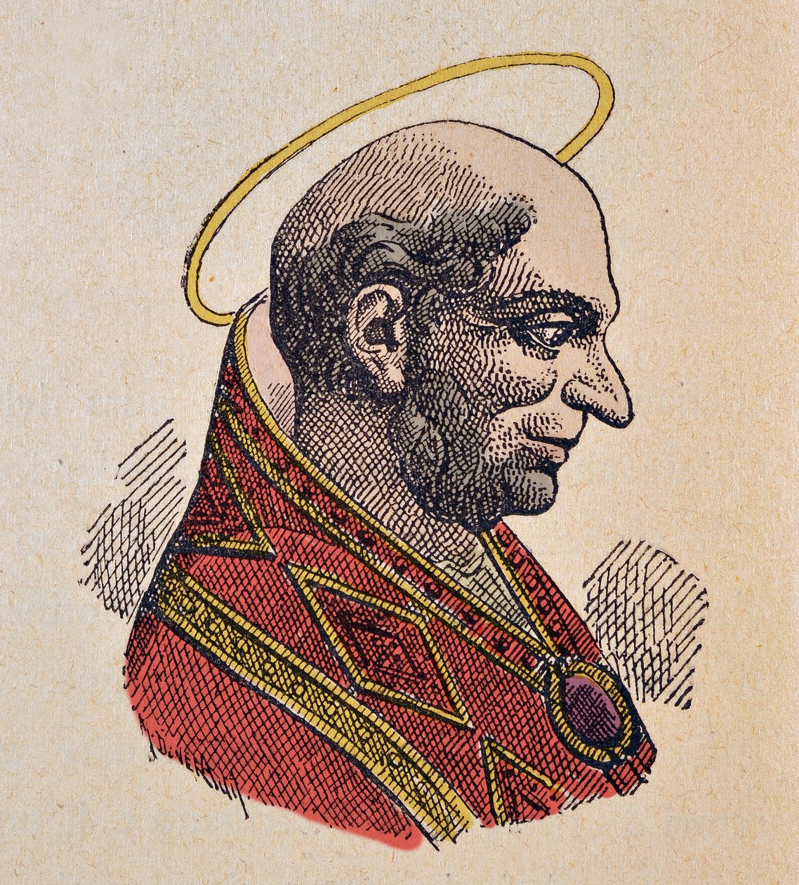 Portrét papeže Bonifáce Iera (Bonifacio, Bonifacius I.) (419-422) od Italian School