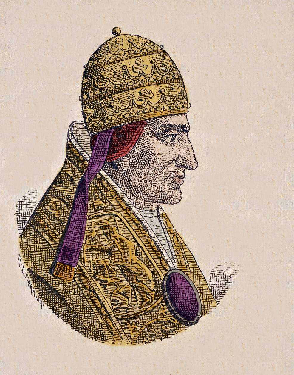 Portrét papeže Klementa II (Clemente nebo Clemens) (1046-1047) od Italian School