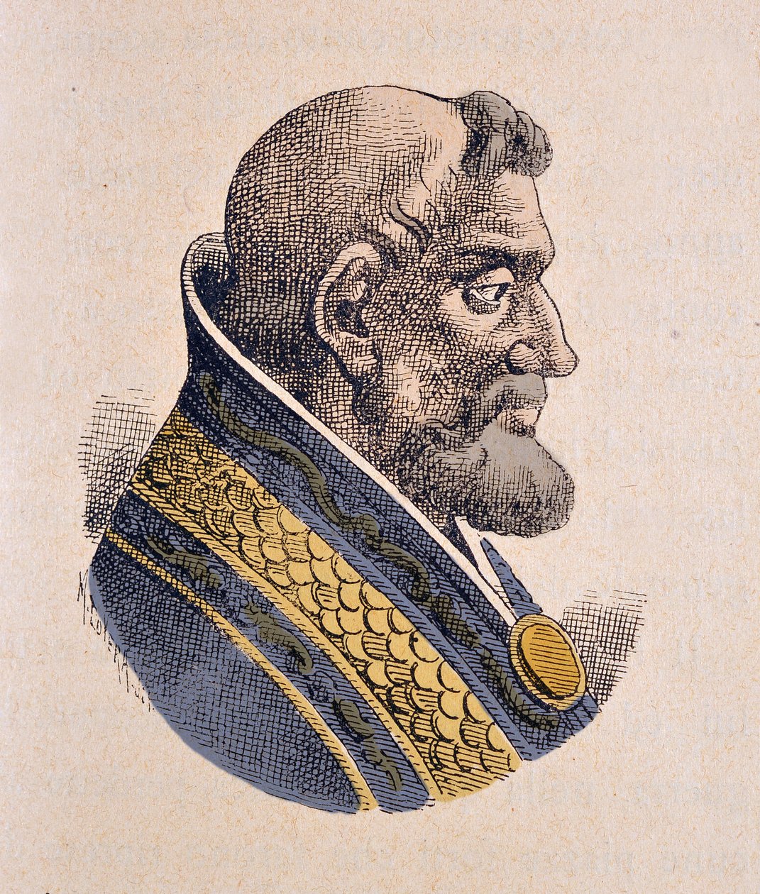 Portrét papeže Honoria III (Onorio) (1213-1227) od Italian School