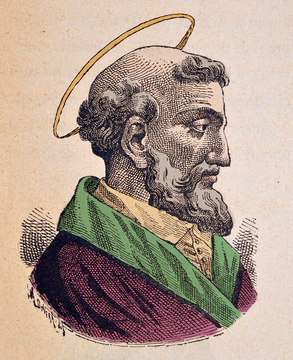 Portrét papeže Hygina (136/138-142) od Italian School