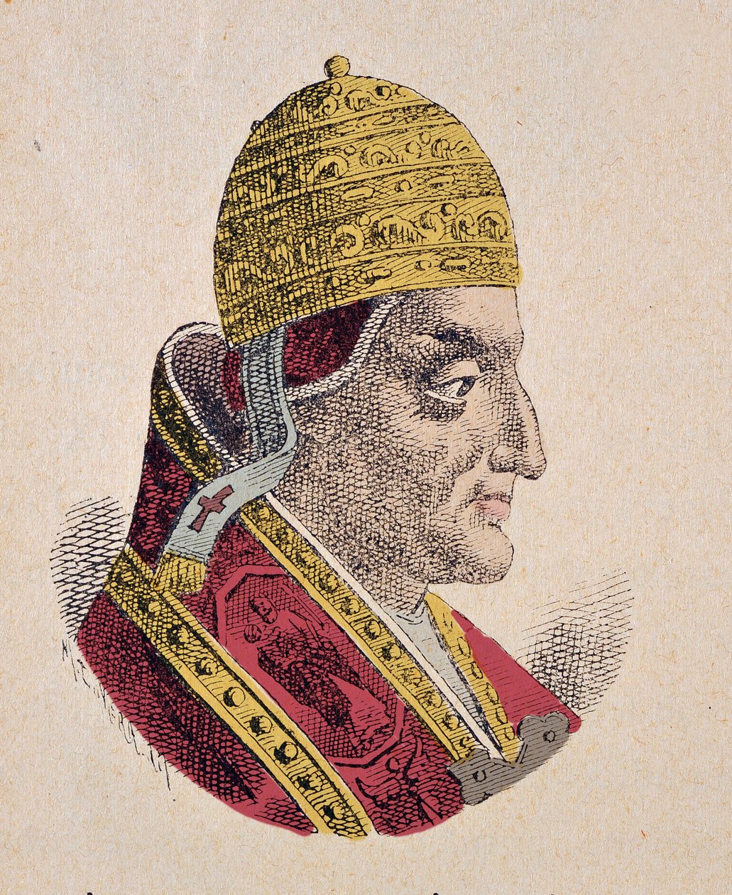 Portrét papeže Inocence IV. (Innocenzo, Innocentius) (1243-1254) od Italian School