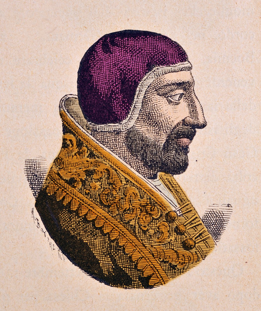 Portrét papeže Inocence VI. (Innocenzo, Innocentius) (1352-1362) od Italian School