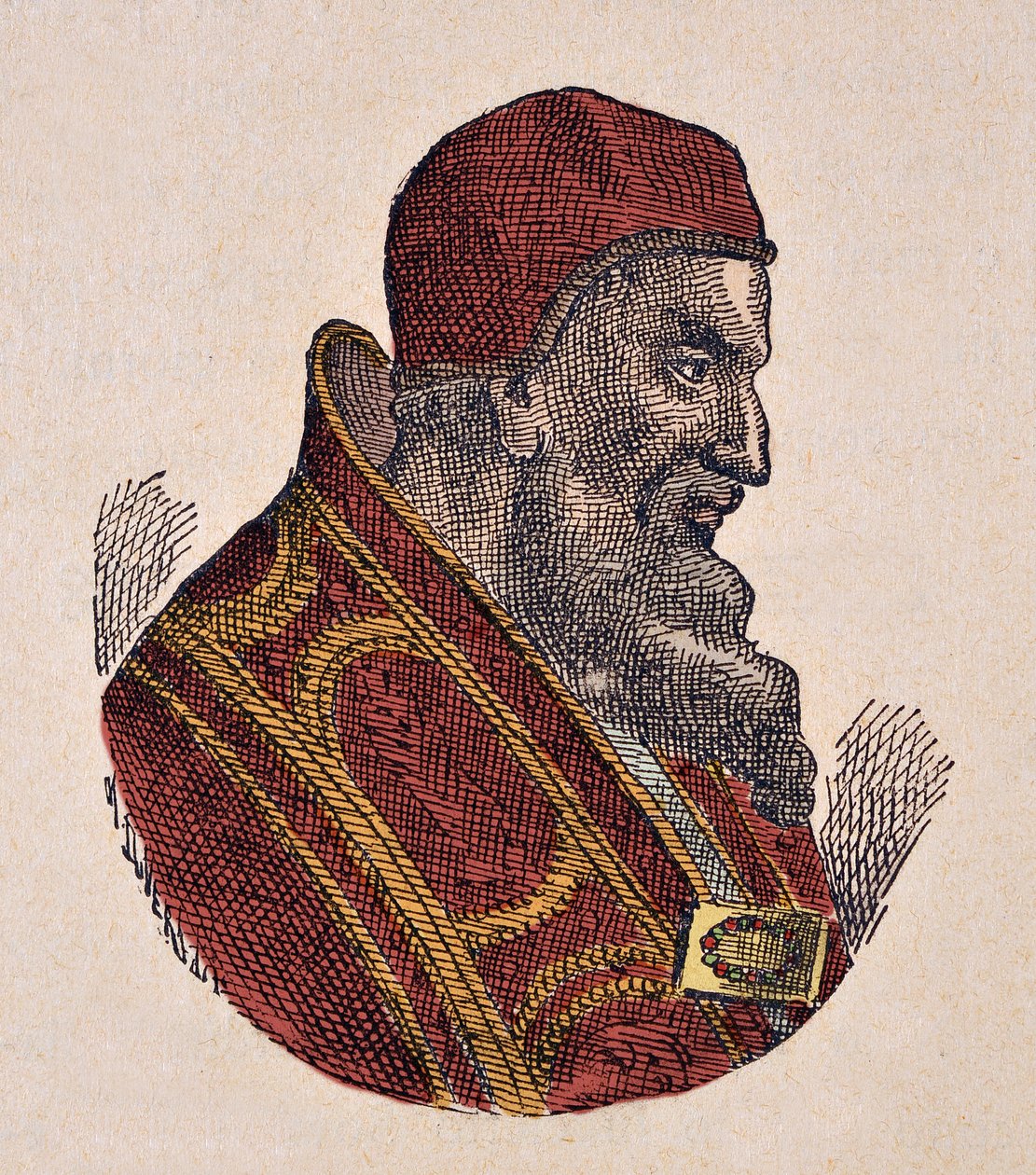 Portrét papeže Jana IV od Italian School