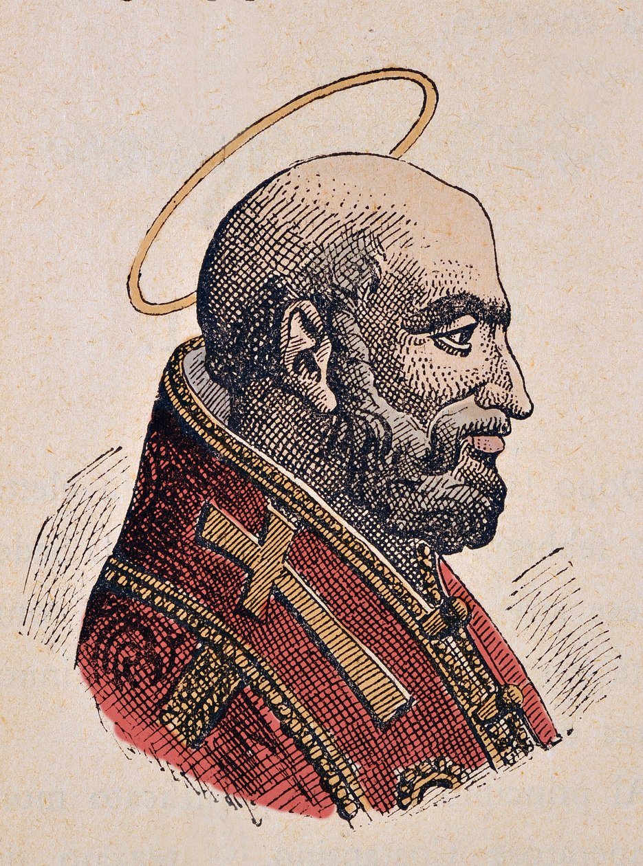 Portrét papeže Jules Ier (Julius I nebo Iulius nebo Giulio) (337-352) od Italian School