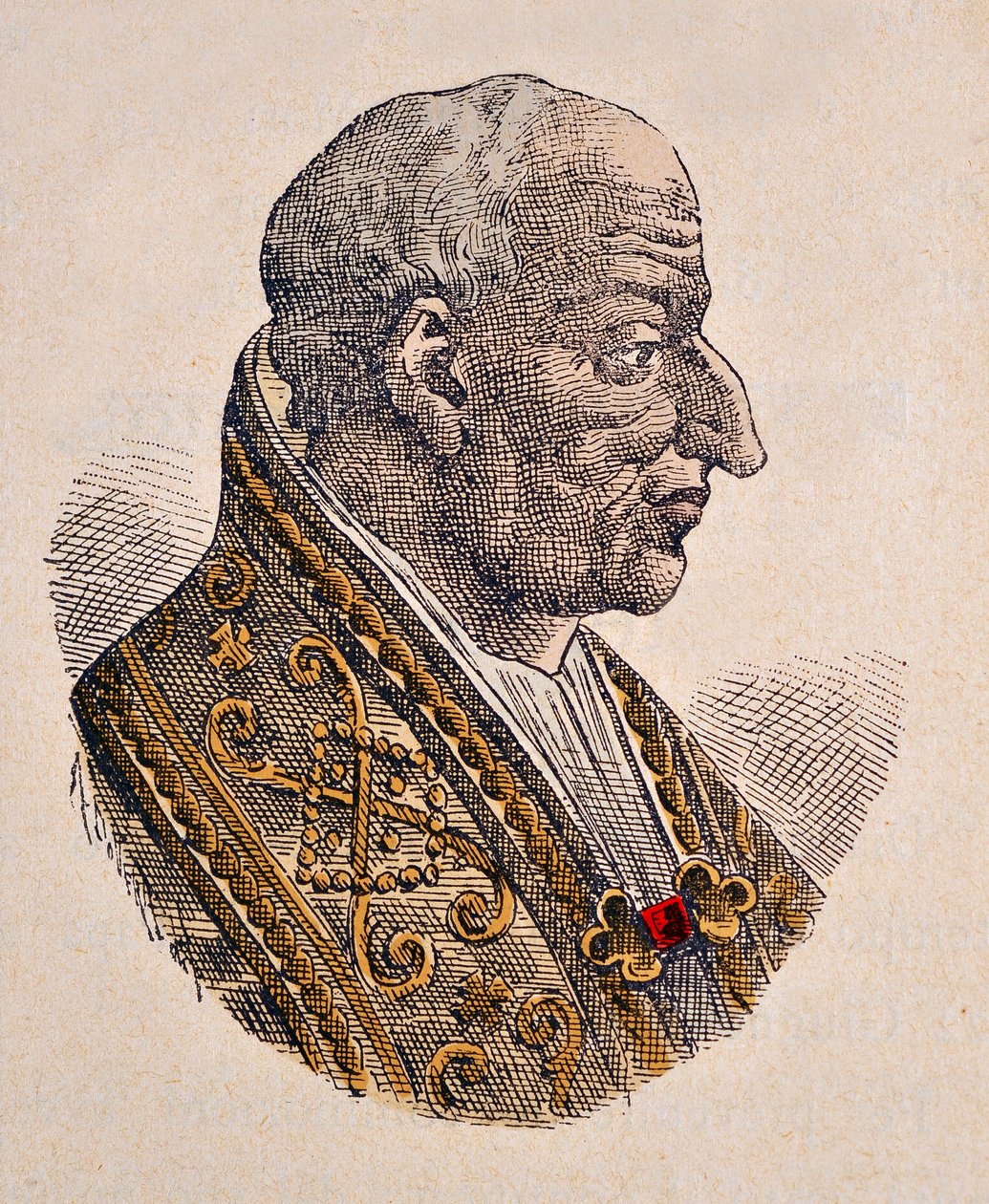 Portrét papeže Leona III (Leo nebo leone) (795-816) od Italian School