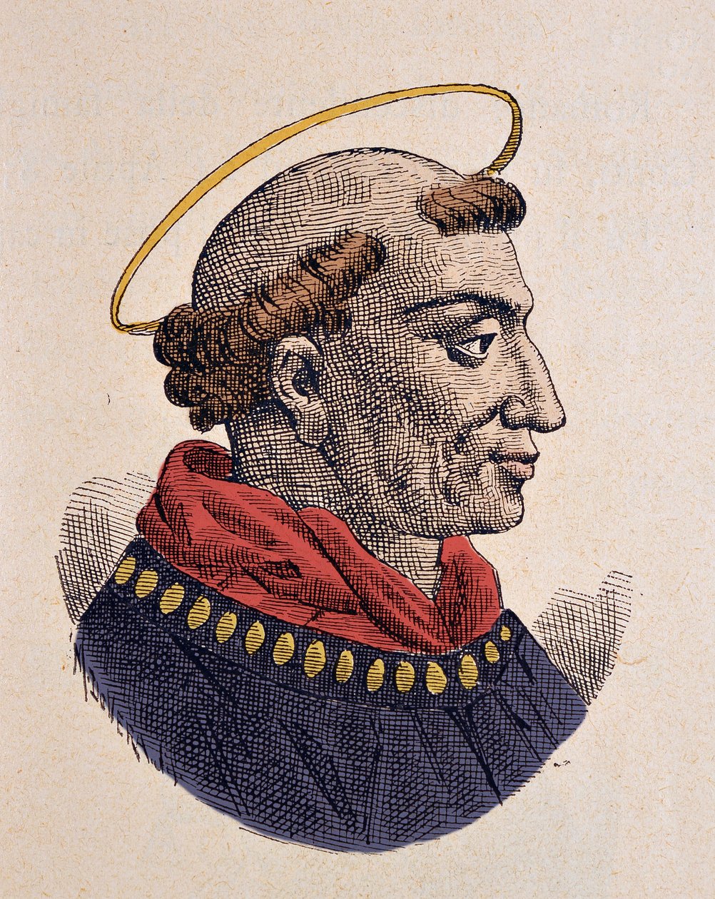 Portrét papeže Leona IV (Leo, Leone) (847-855) od Italian School