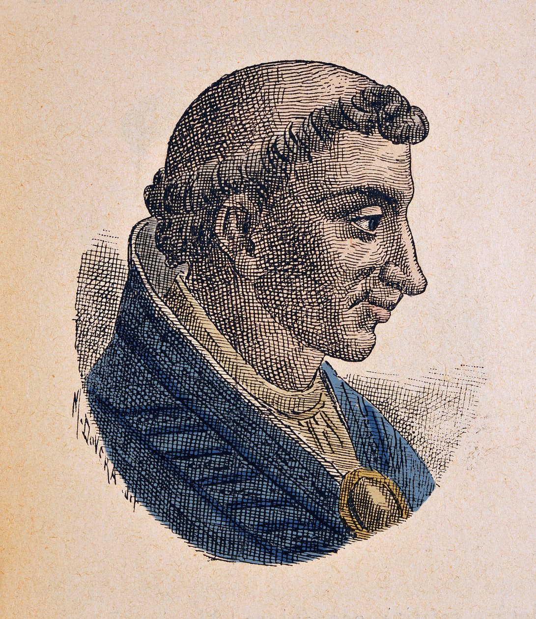 Portrét papeže Leona V. (Leo nebo leone) (903) od Italian School