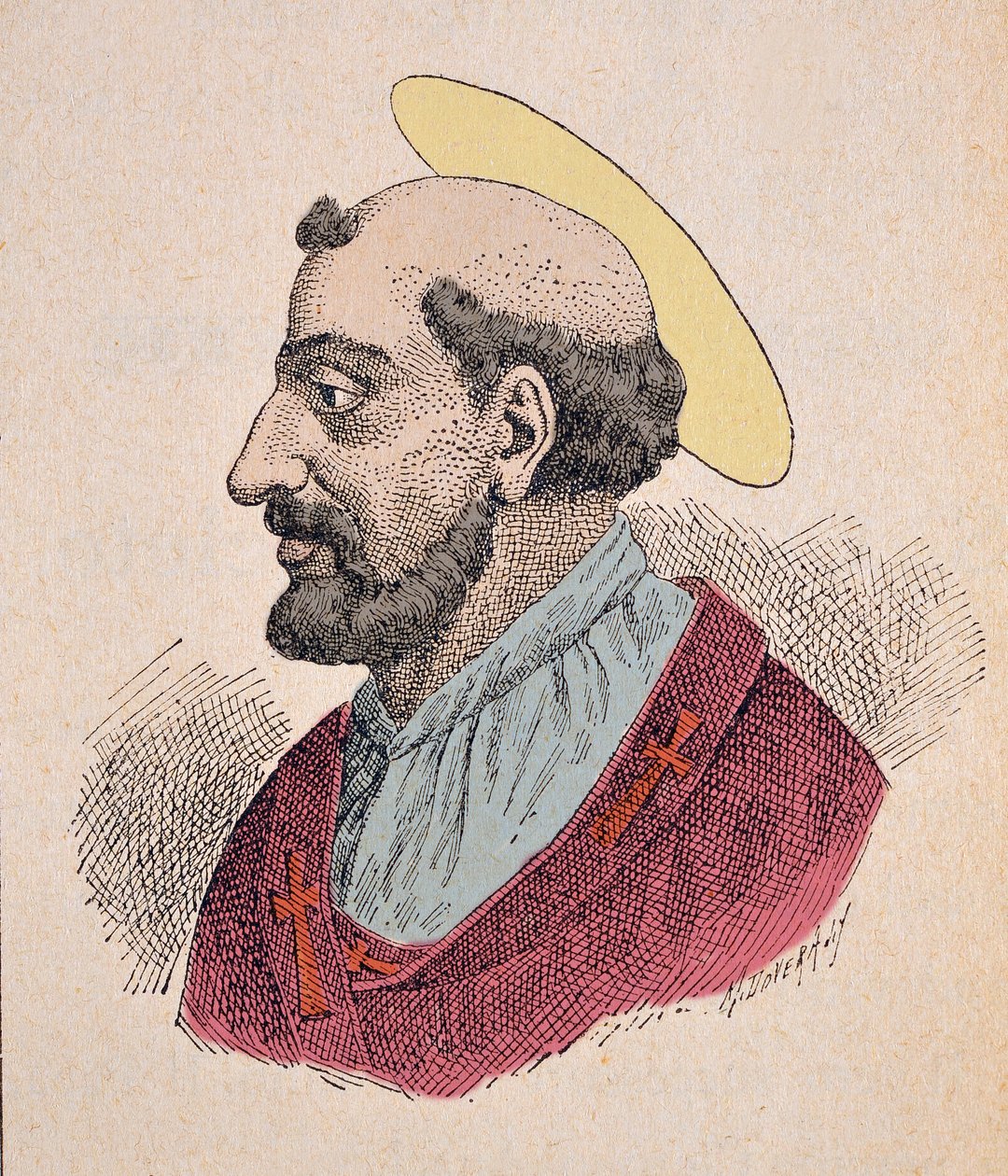 Portrét papeže Lina (Linus nebo Lino) (67-76) od Italian School