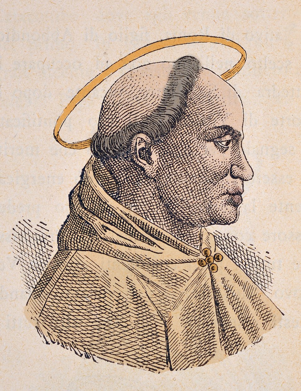Portrét papeže Viktora (Vittore) Iera (asi 189-199) od Italian School