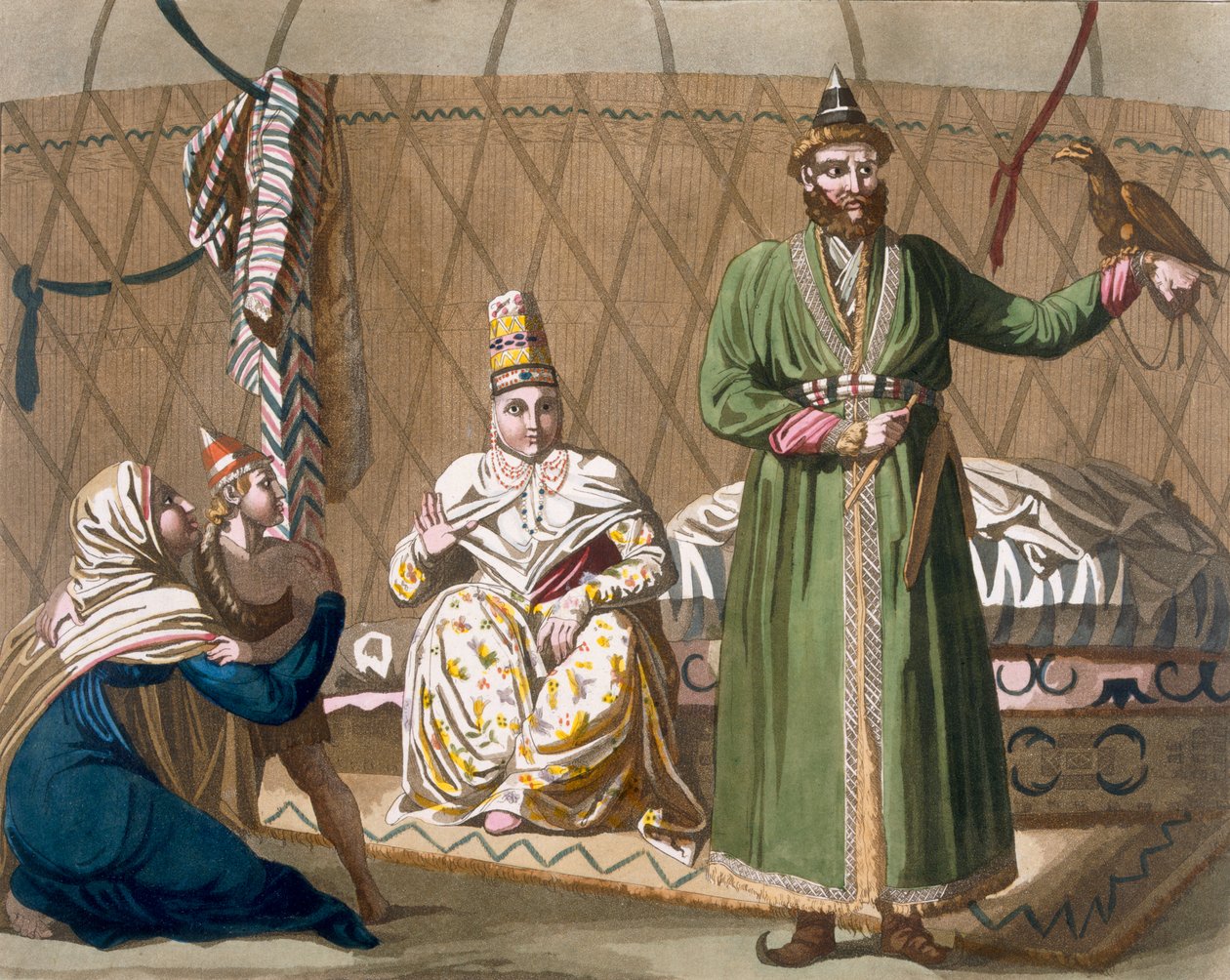 Princ a hlava státu Kirgizského lidu, c.1820-30s od Italian School