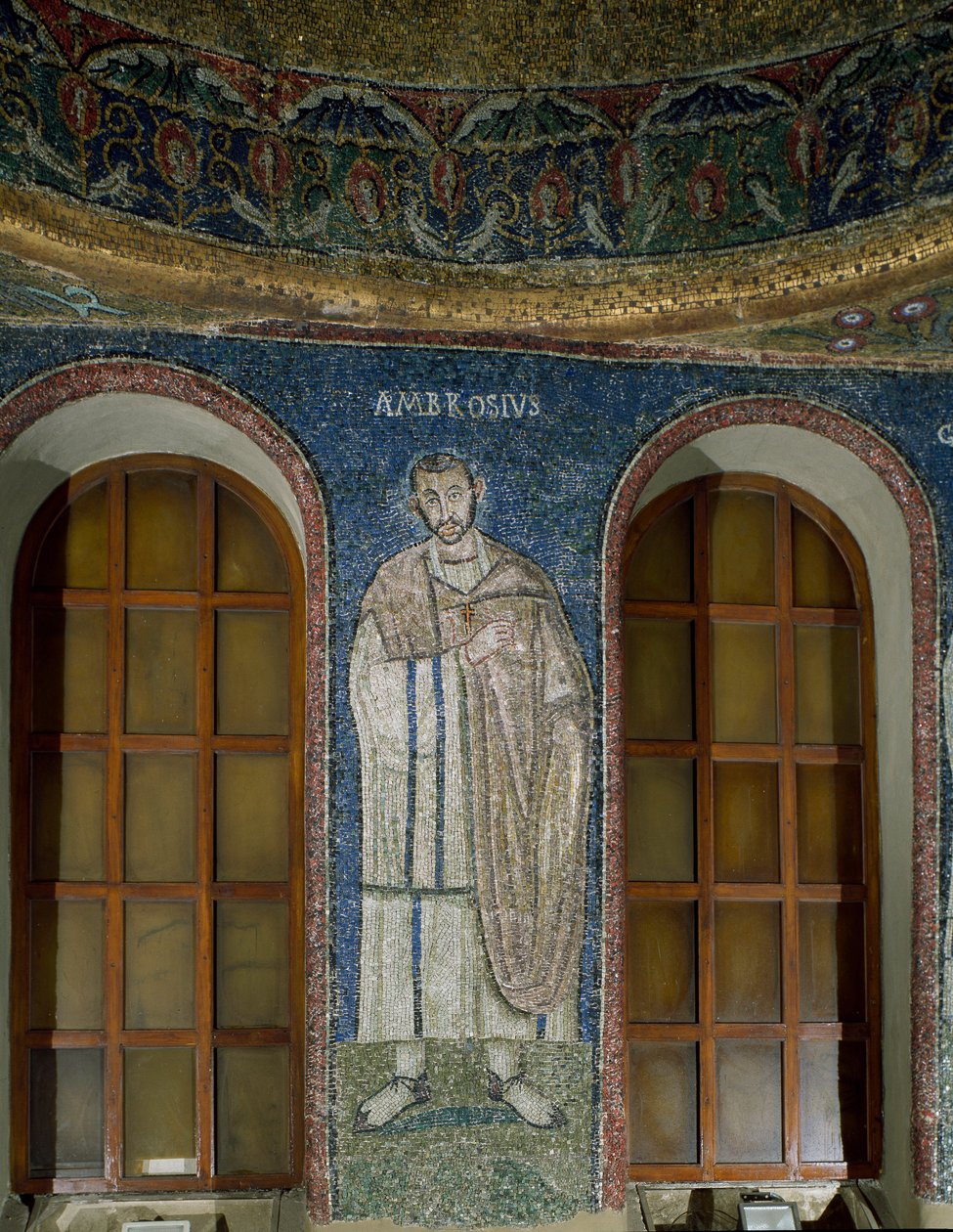Vyobrazení svatého Ambrože z Milána (Sant