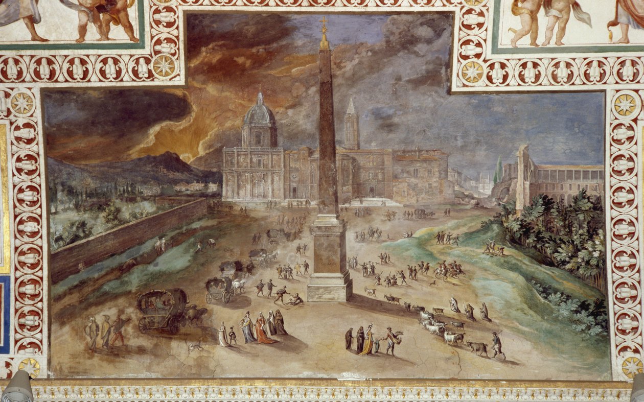 Santa Maria Maggiore, Řím od Italian School