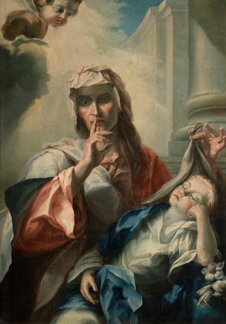 Svatá Anna a Mladá Panna od Italian School