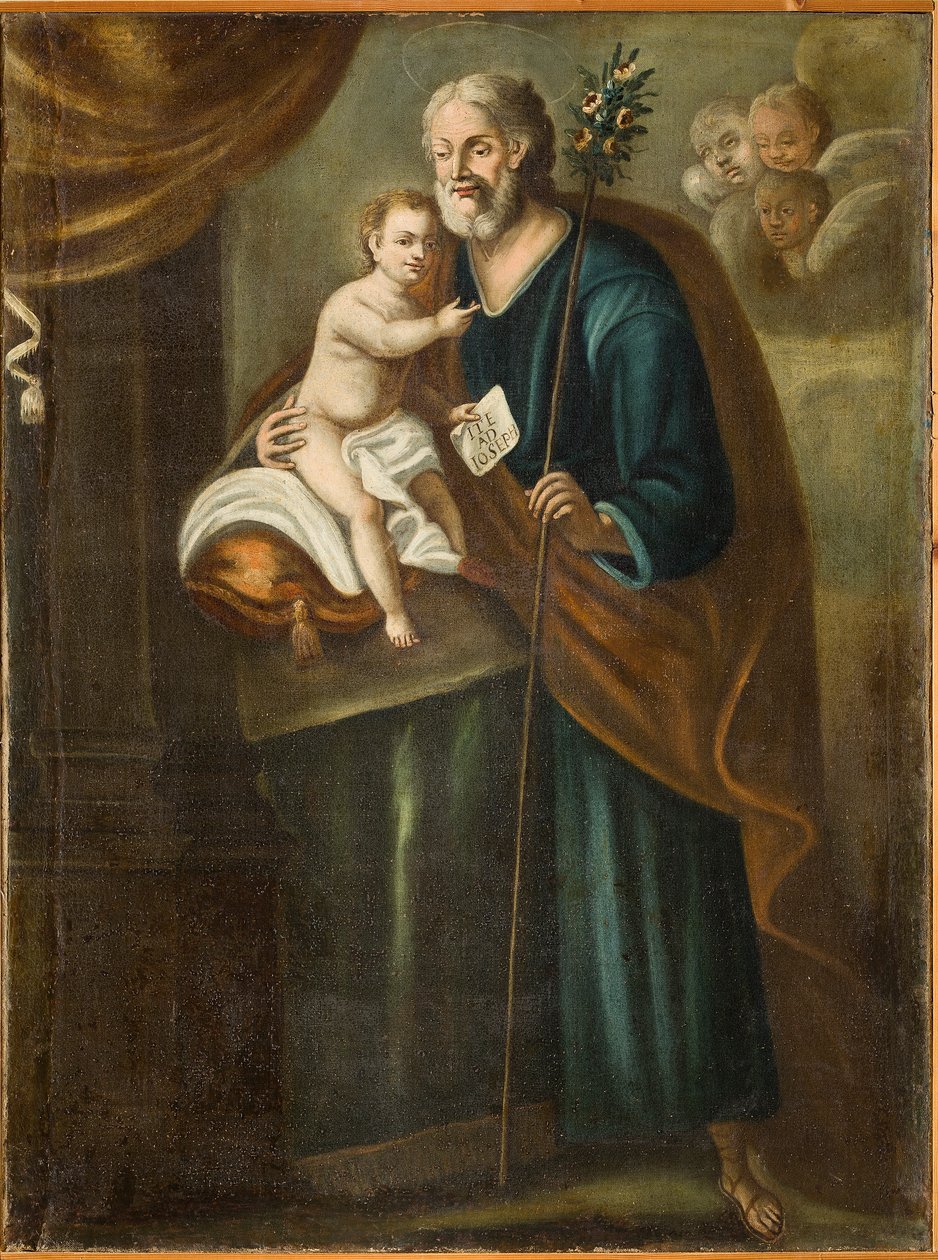 Svatý Josef, první polovina 18. století (olej na plátně) od Italian School