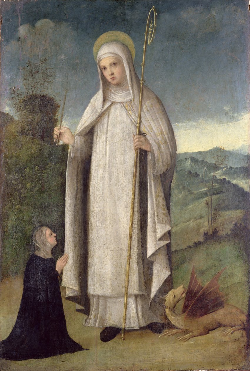 St. Margaret, cca 1500 (panel) od Italian School