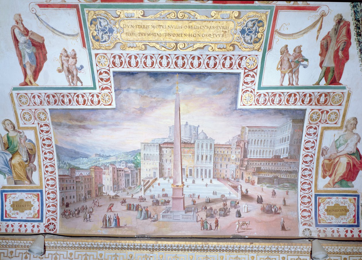 Náměstí svatého Petra, Řím od Italian School