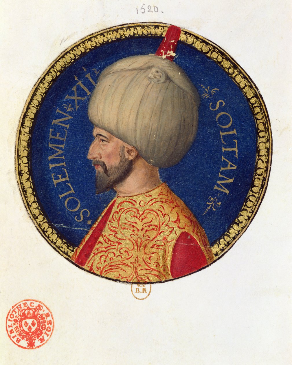 Sulejman I. (1494-1566) zvaný Velkolepý od Italian School
