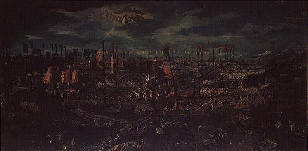 Bitva u Lepanta, 7. října 1571 od Italian School