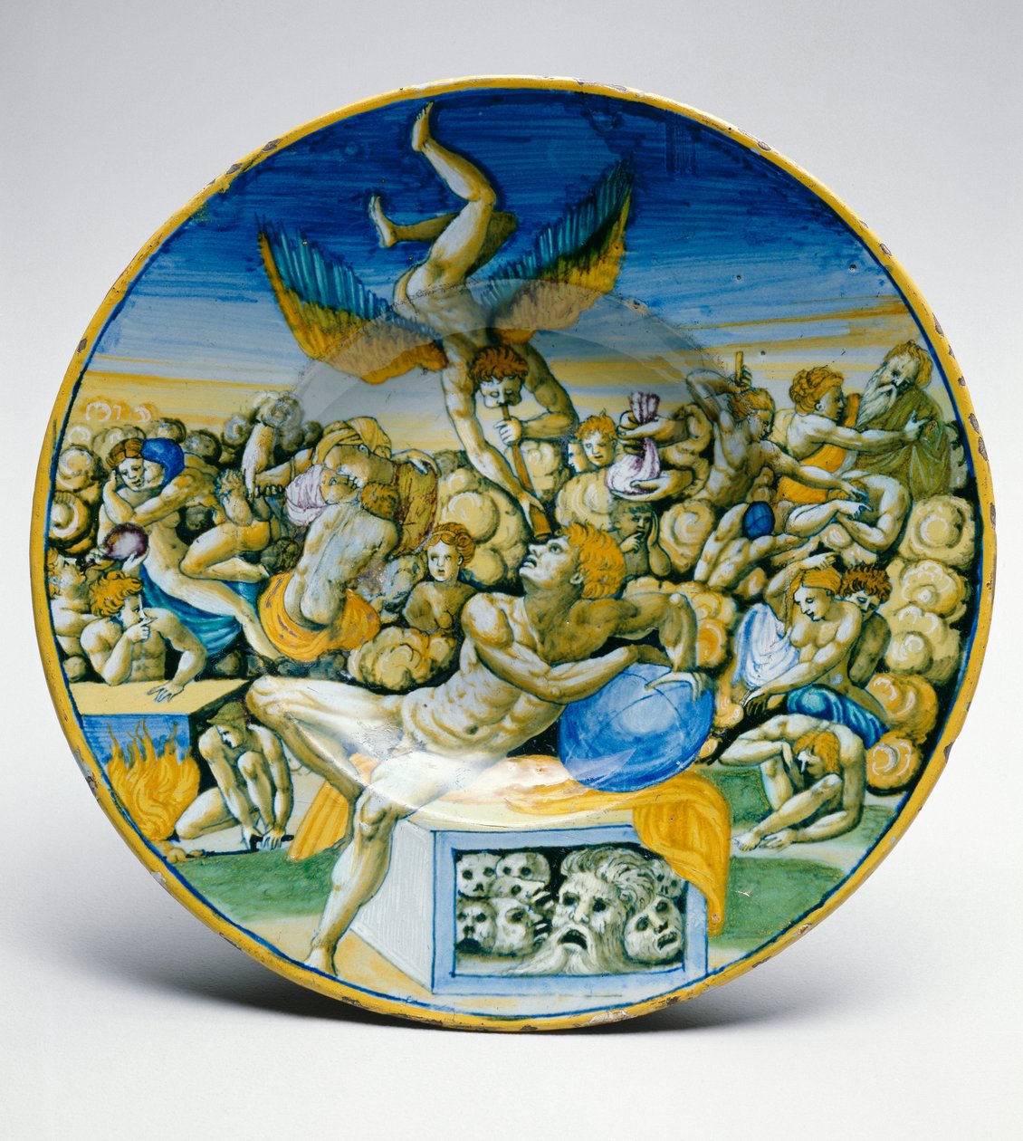Danielův sen, 1545 (keramika) od Italian School