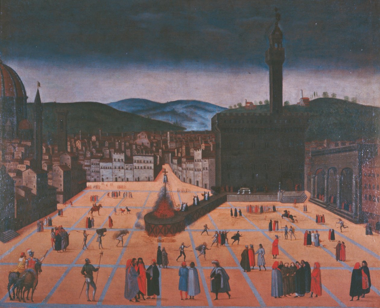 Poprava Girolama Savonarola od Italian School