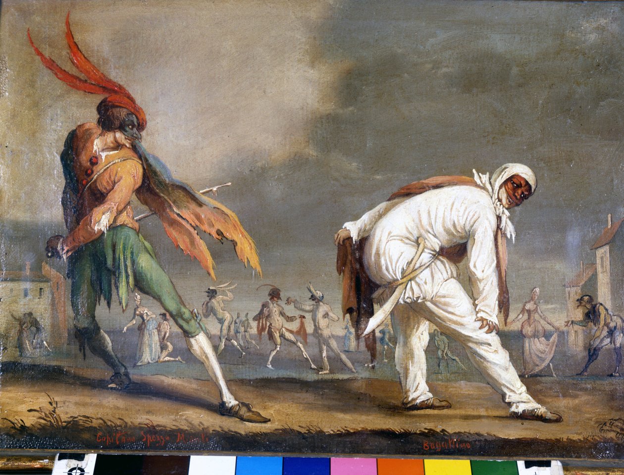 Italské masky Commedia dell