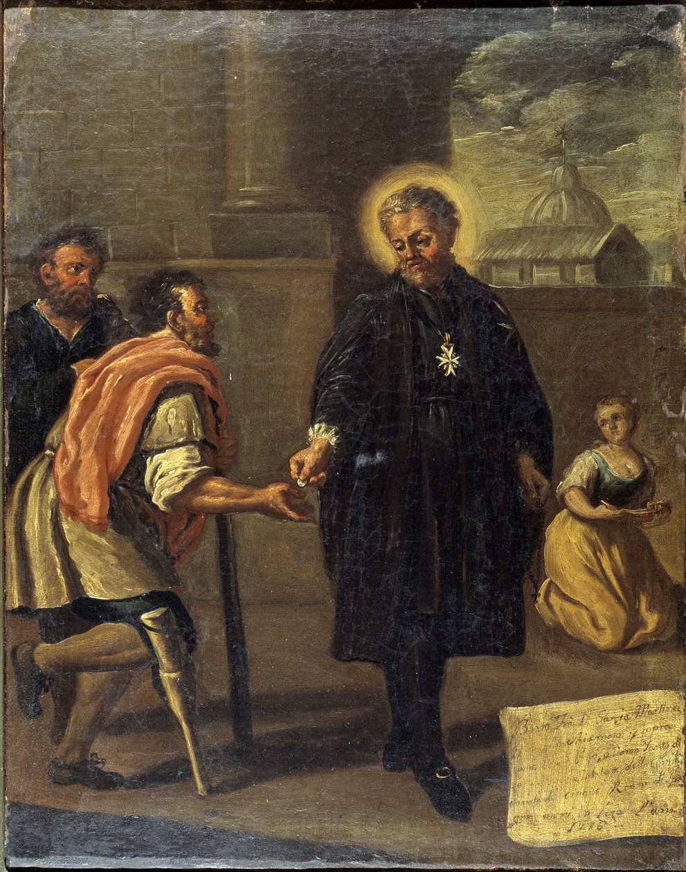 Požehnaný Garcia Martinez (Garcia Martinez zraněn), neapolská škola od Italian School