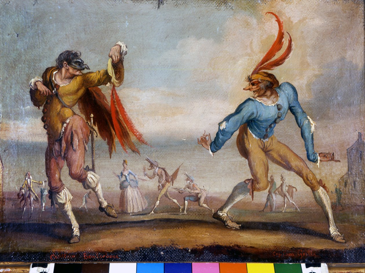 Masky Commedia dell