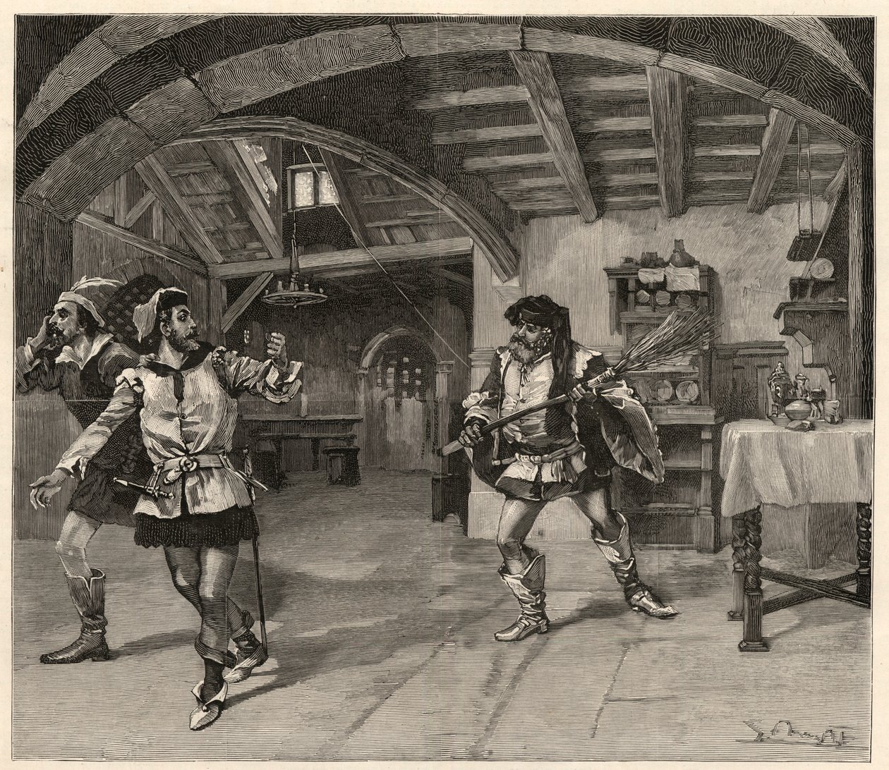 Produkce Giuseppe Verdise Falstaffa (Teatro alla Scala) v Miláně od Italian School