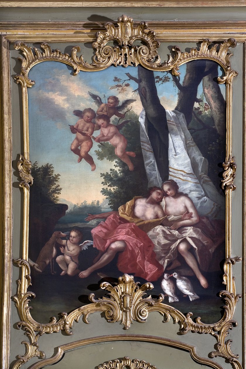 Venuše a Adonis od Italian School