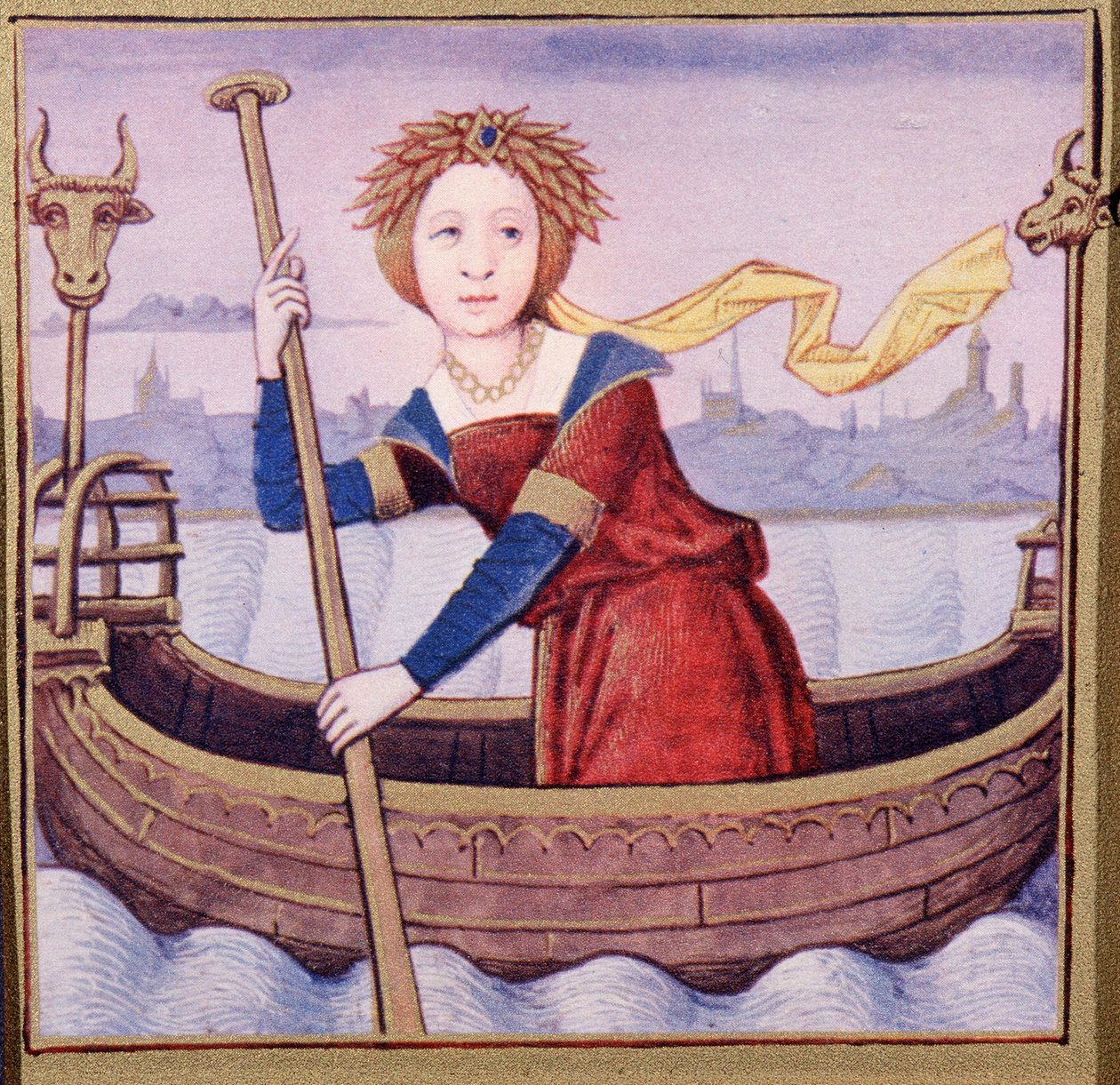 Isis, ilustrace z De Mulieribus Claris od Giovanniho Boccaccia od Italian School Italian School