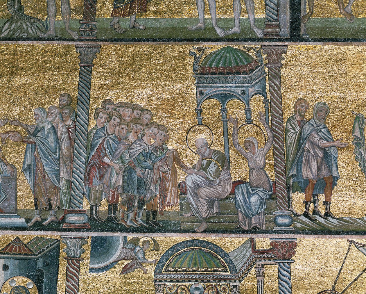 Josef v Egyptě (mozaika) od Italian school