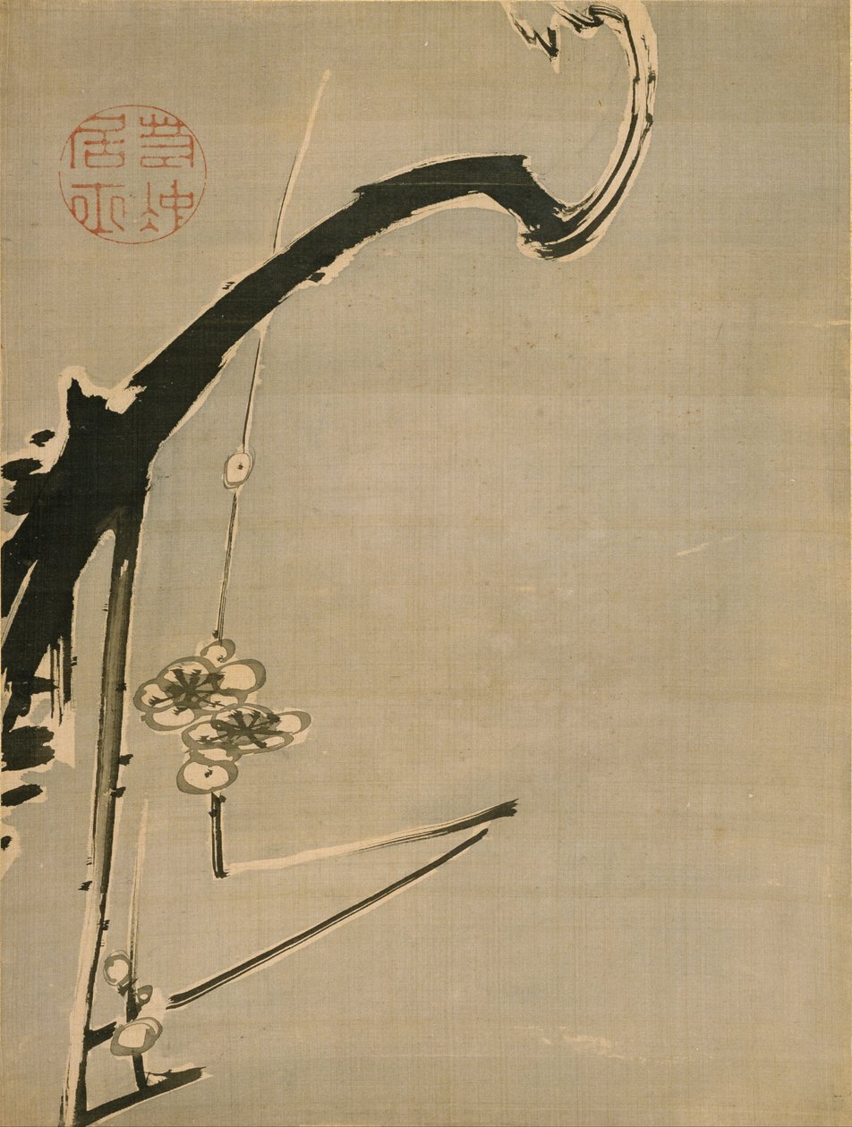 Plum Blossoms - Jakuchu, Ito (1716-1800) - 18. století - Akvarel a tuš na papíře - 34,8x26,2 - Suntory Museum of Art od Ito Jakuchu