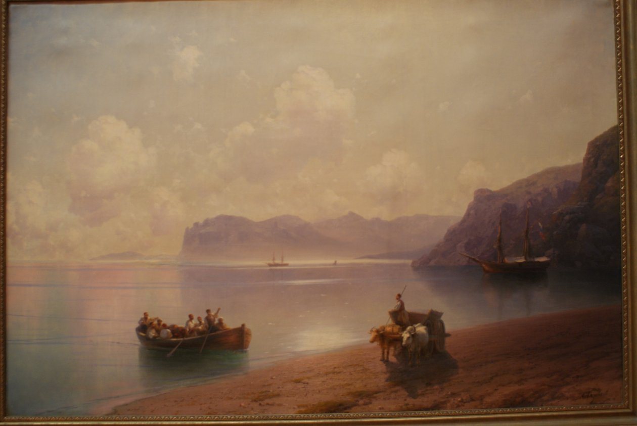 Ráno na moři, plátno, olej od Ivan Konstantinovich Aivazovsky