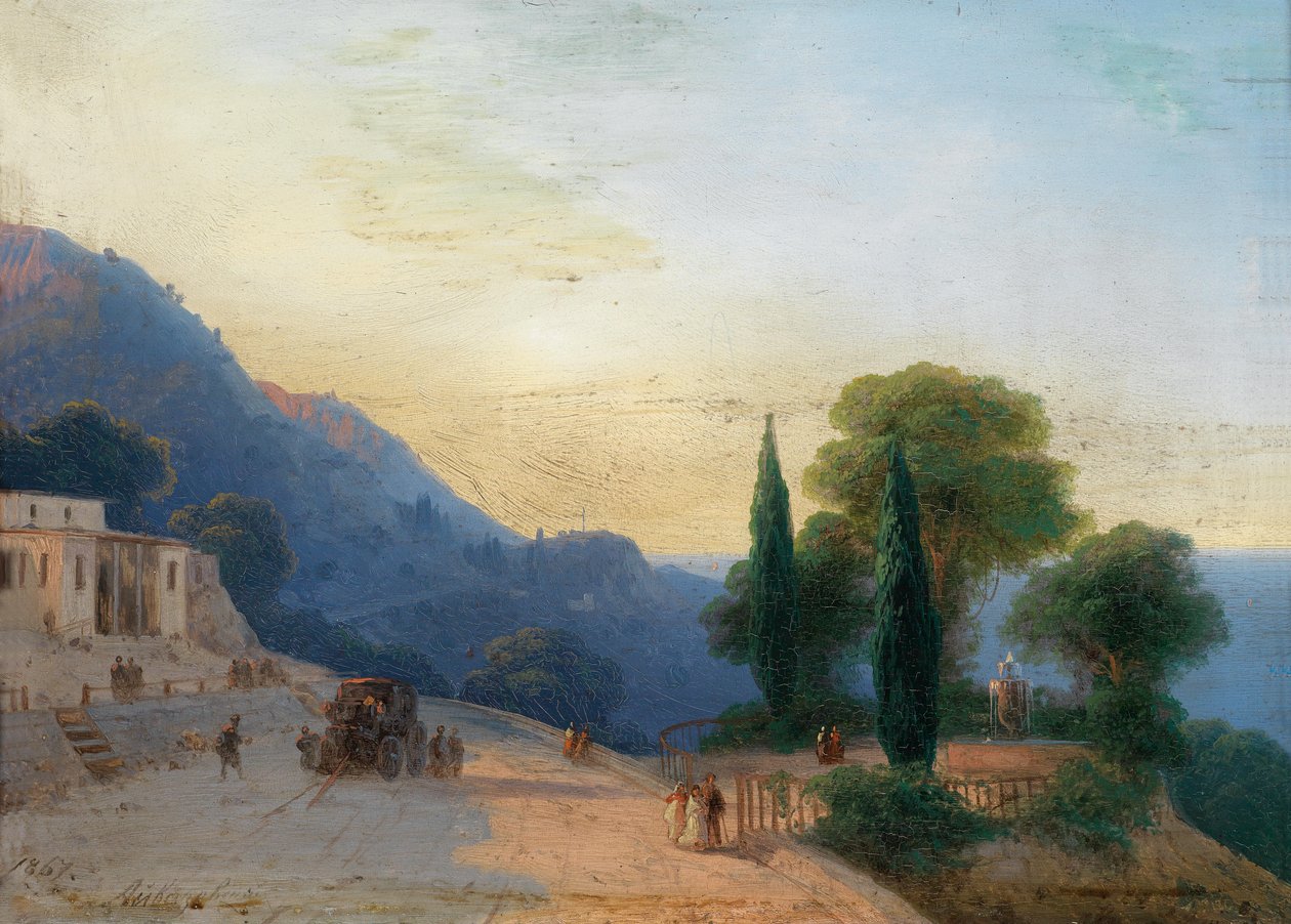Letní den na Krymu od Ivan Konstantinovich Aivazovsky