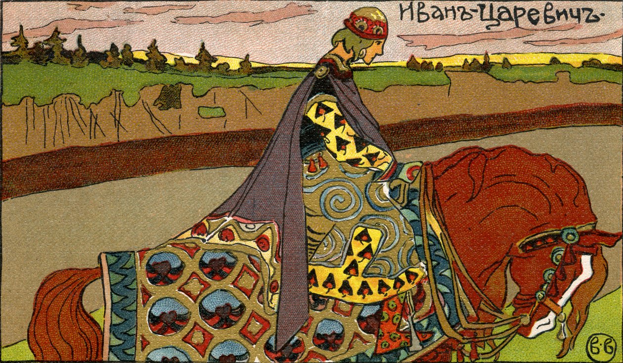 princ Ivan? ilustrace Ivan Bilib od Ivan Bilibine