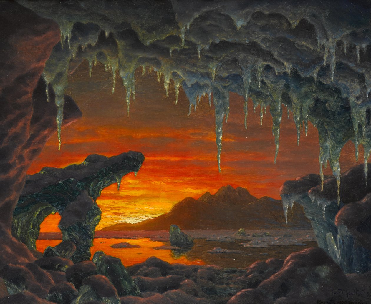 Model pro dekoraci arktické jeskyně od Ivan Fedorovich Choultse