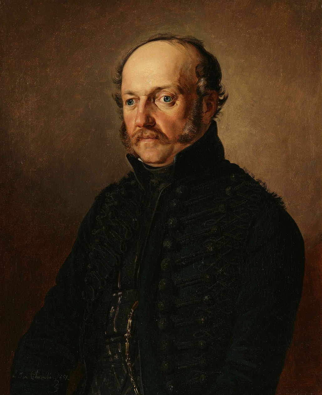 Khrutsky mužský portrét od Ivan Khrutsky