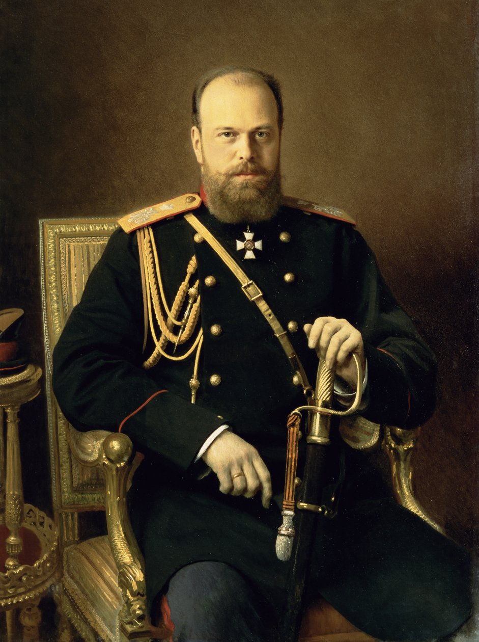 Portrét císaře Alexandra III. (1845-94) 1886 od Ivan Nikolaevich Kramskoy