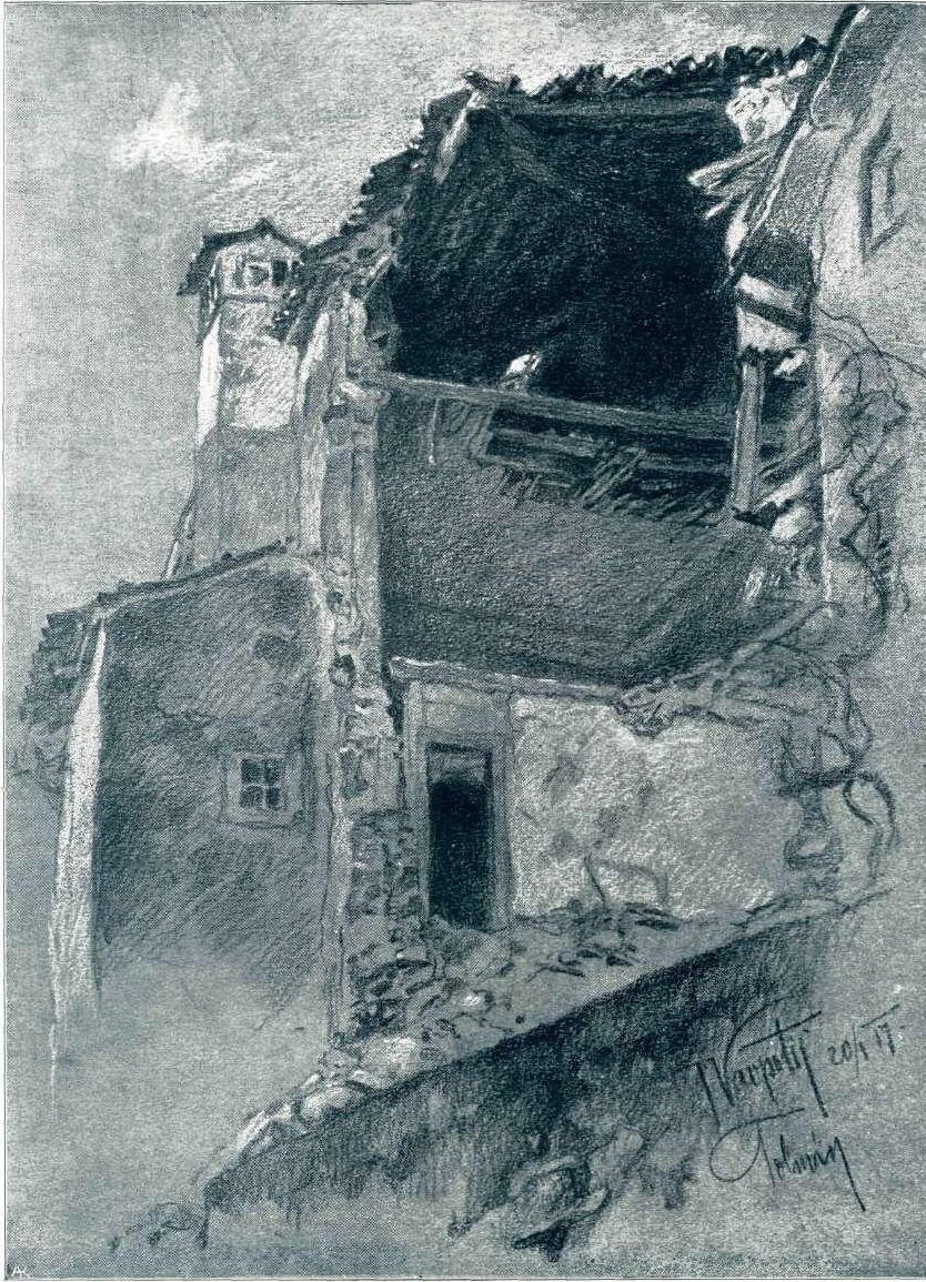 Tolminské ruiny od Ivan Vavpotic